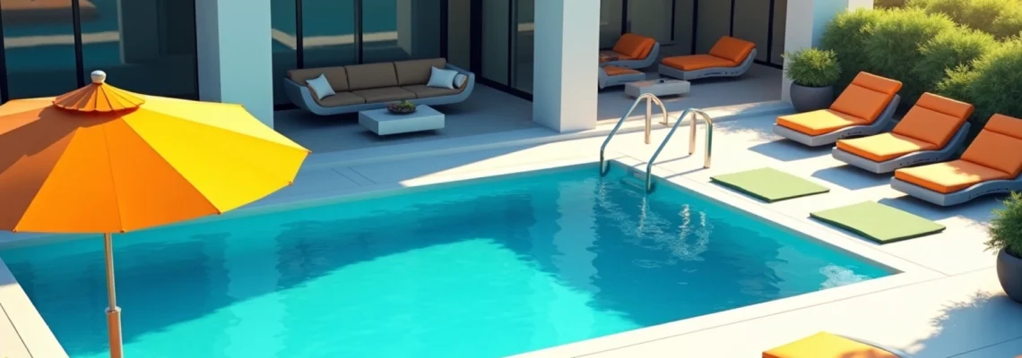 Muebles de piscina resistentes