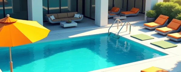 Muebles de piscina resistentes